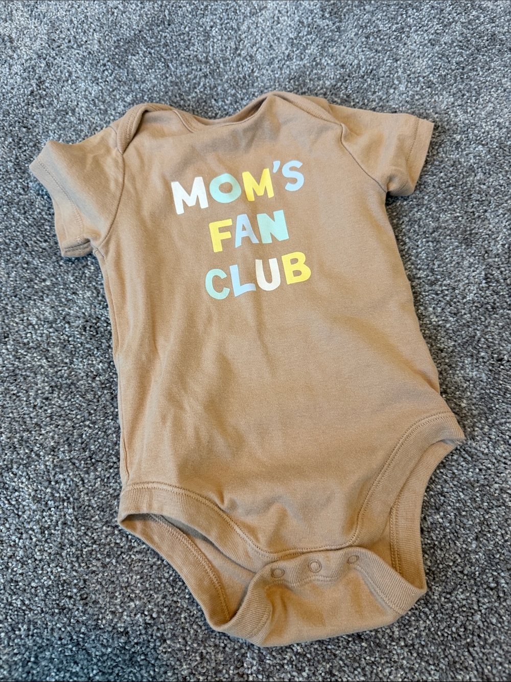 Moms Fan Club Onesie